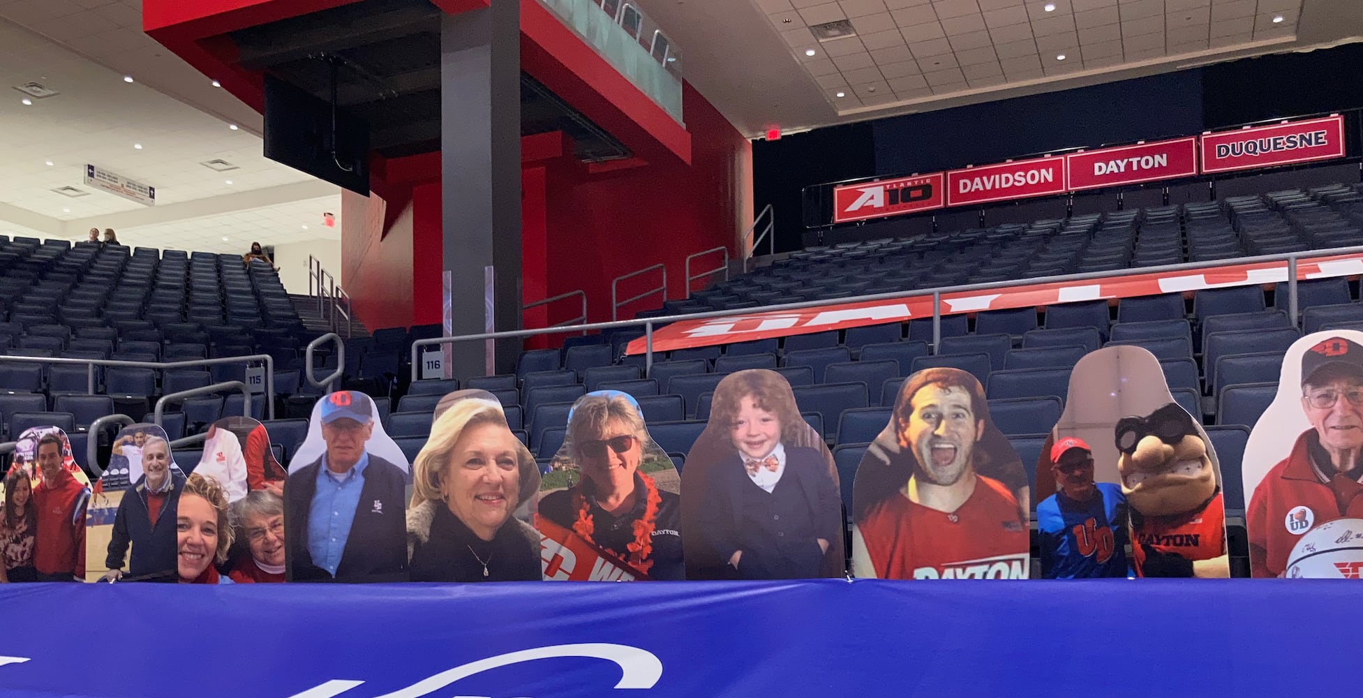 Photos: Dayton Flyers fan cutouts at UD Arena