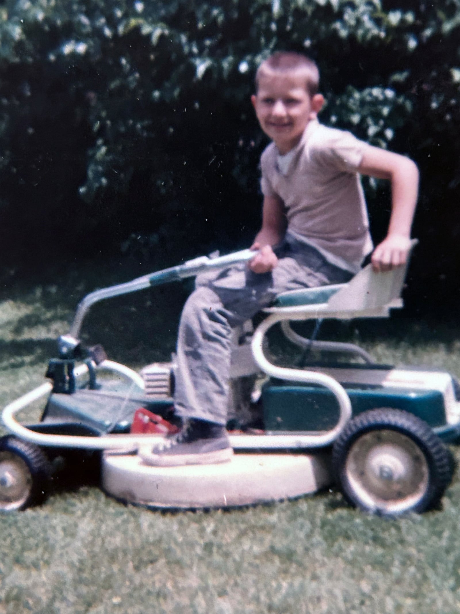 A young Tim Stonecash at his home in Miamisburg in 1961. CONTRIBUTED