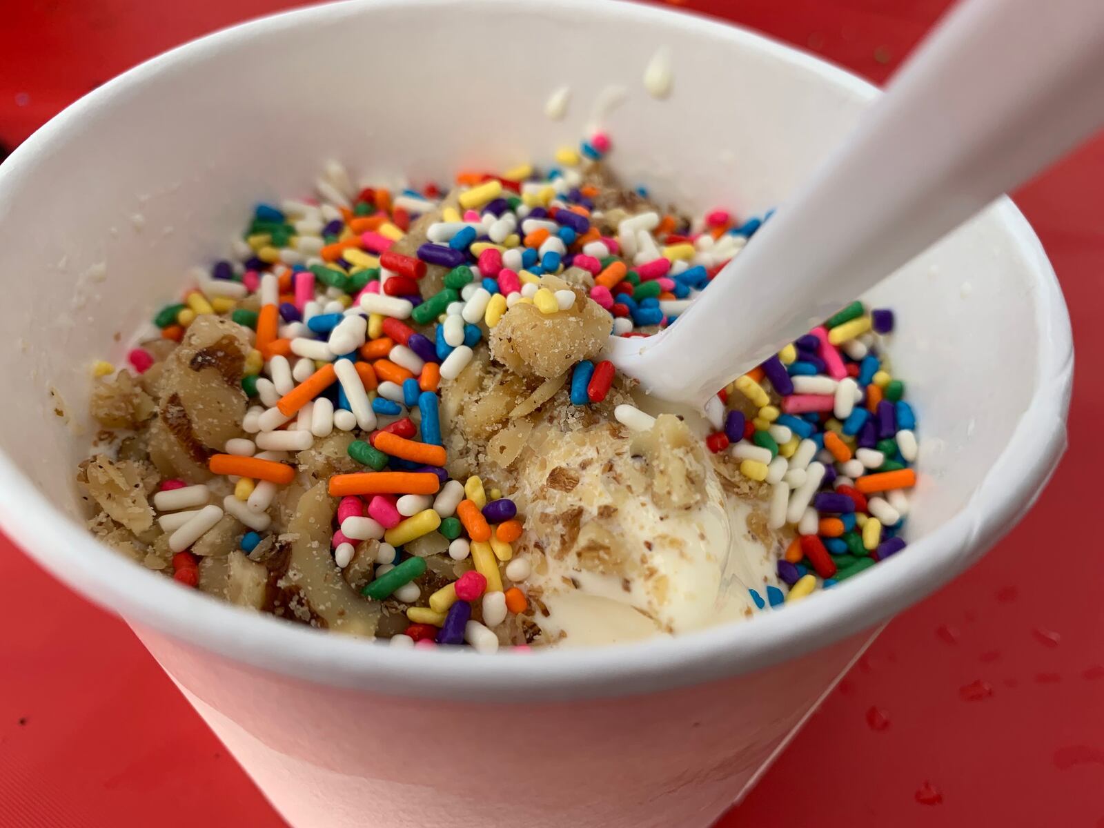 EO Burgers frozen custard shake from Taste of The Greene on Aug. 8, 2019. ALEXIS LARSEN/STAFF