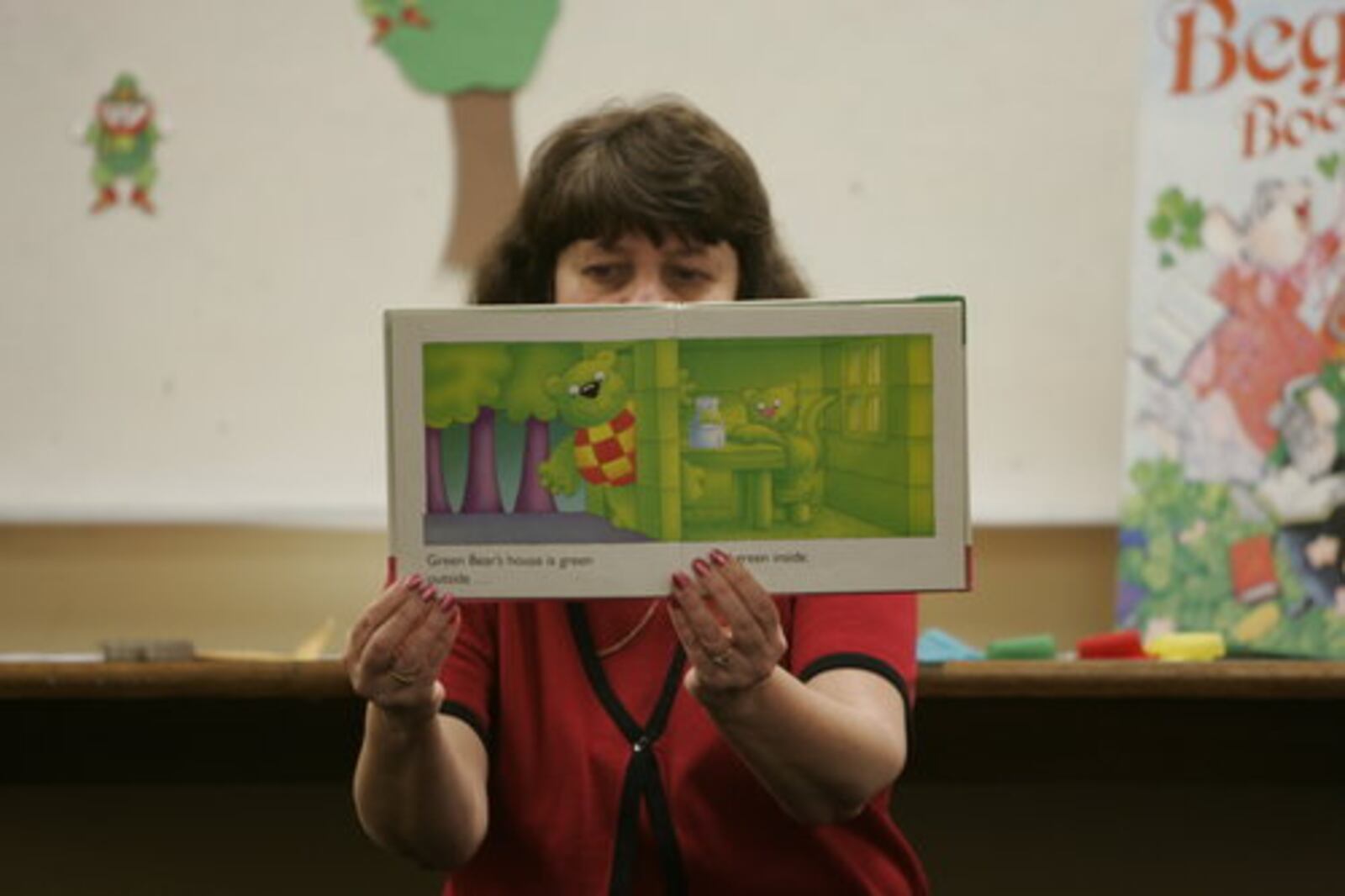 The Huber Heights branch of the Dayton Metro Library held Tadpole Tales Tuesday March 16, 2010. Tadpole Tales is a program that asks parents to read stories to their children along with songs and crafts. The program is for children 2 to 3 years old and meets on Tuesdays from 10 a.m. to 10;30 a.m. thru April 27, 2010.