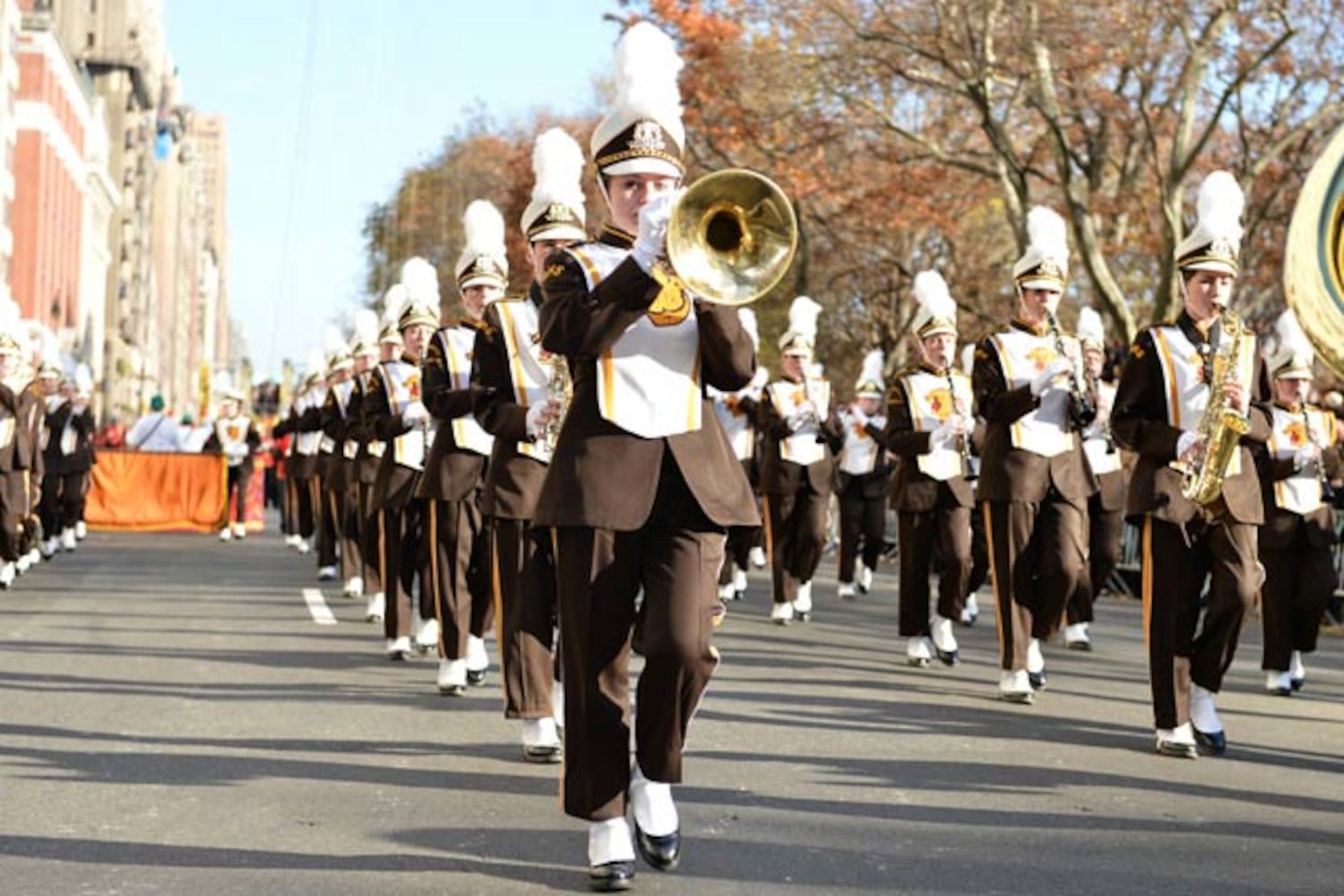 Kenton Ridge Marching Band in Macy's parade