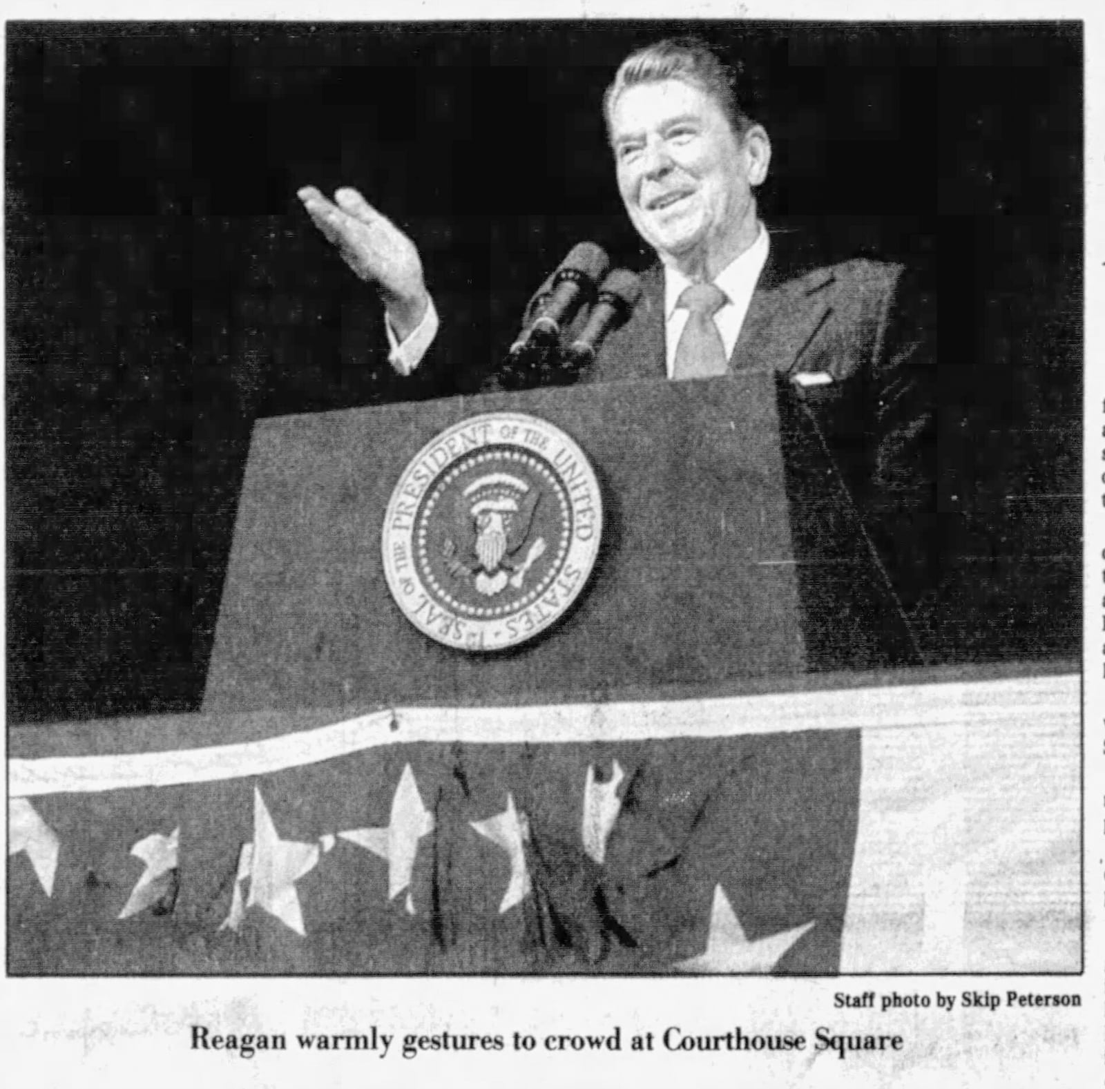 Oct. 12, 1984: Reagan-mania grips Daytonians. DAYTON DAILY NEWS ARCHIVES