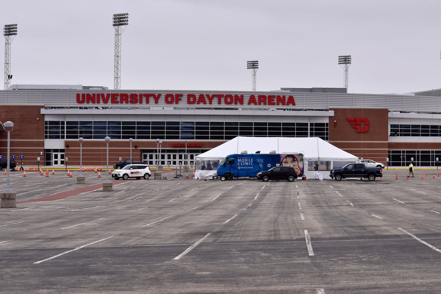 PHOTOS: Coronavirus testing at UD Arena