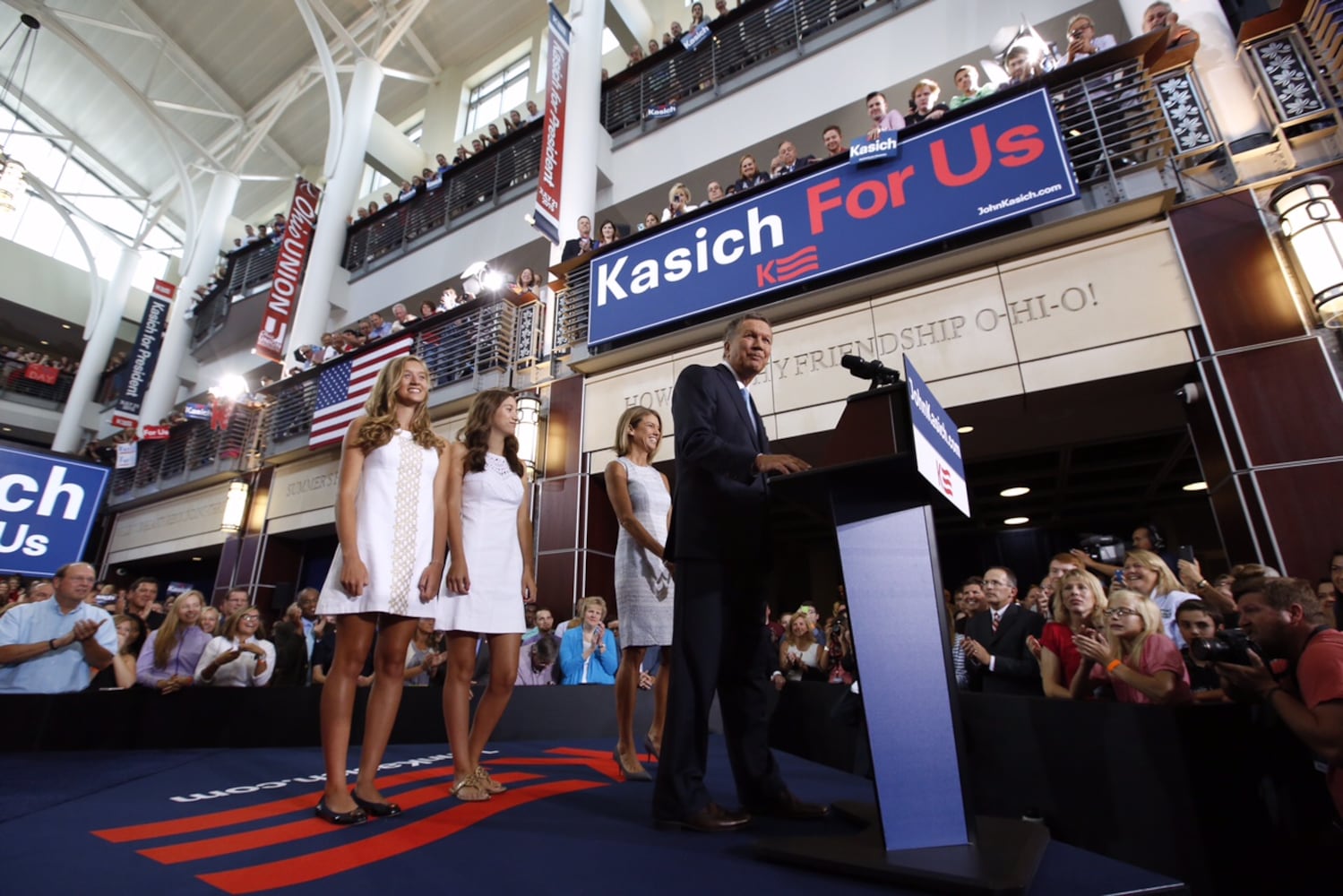 Gov. John Kasich and family