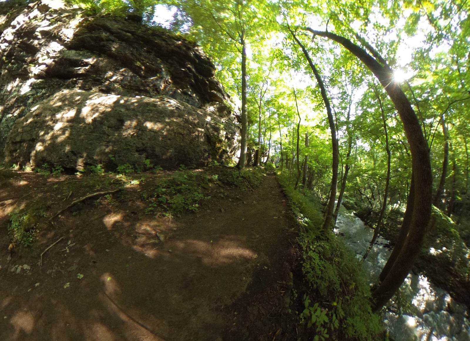 A view of Clifton Gorge State Nature Preserve from a 360-degree camera. FILE