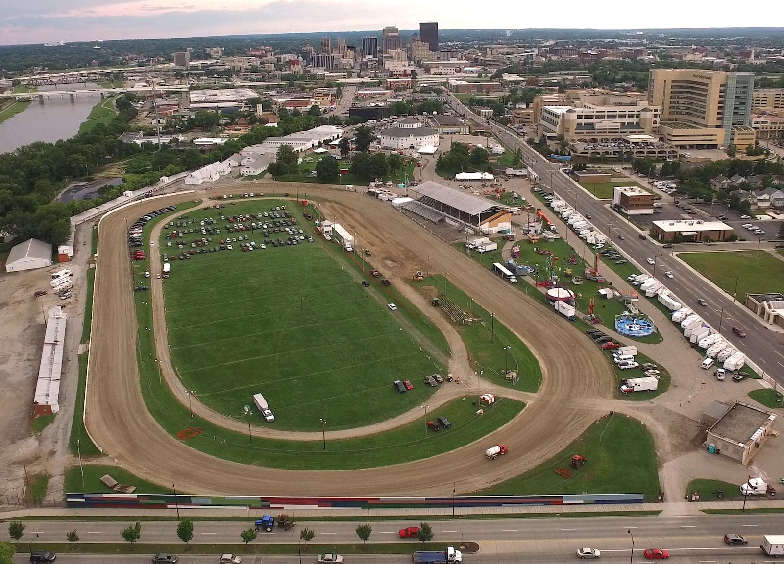 The 165th Montgomery County Fair is underway at the Montgomery County Fairgrounds in Dayton.  This is the fair's final year at this location and will be moving to Arthur O. Fisher Park in Jefferson Twp.   TY GREENLEES / STAFF