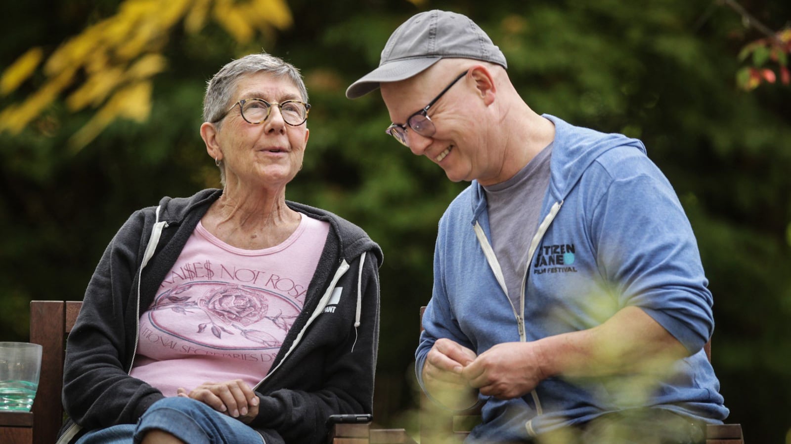 Yellow Springs residents and Academy Award winners Julia Reichert and Steven Bognar. 