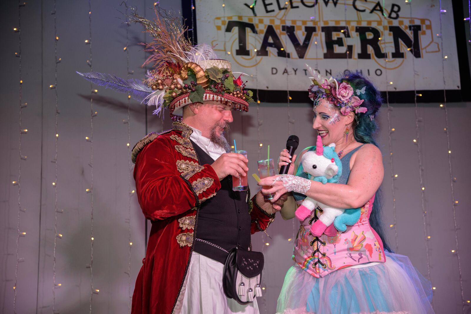 Elves and fairies enchanted the Yellow Cab Tavern in downtown Dayton for the 14th Ye Olde Yellow Cabaret on Saturday, August 4. The event is a celebration of all things fantastic and features burlesque dancing, fire spinning, aerial arts, live music, a food truck, and several vendors. TOM GILLIAM / CONTRIBUTING PHOTOGRAPHER