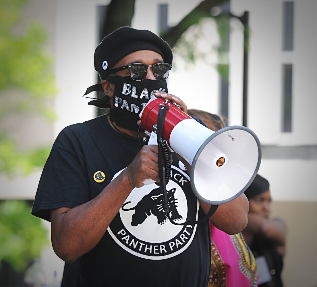 Hundreds gather for protest in Dayton