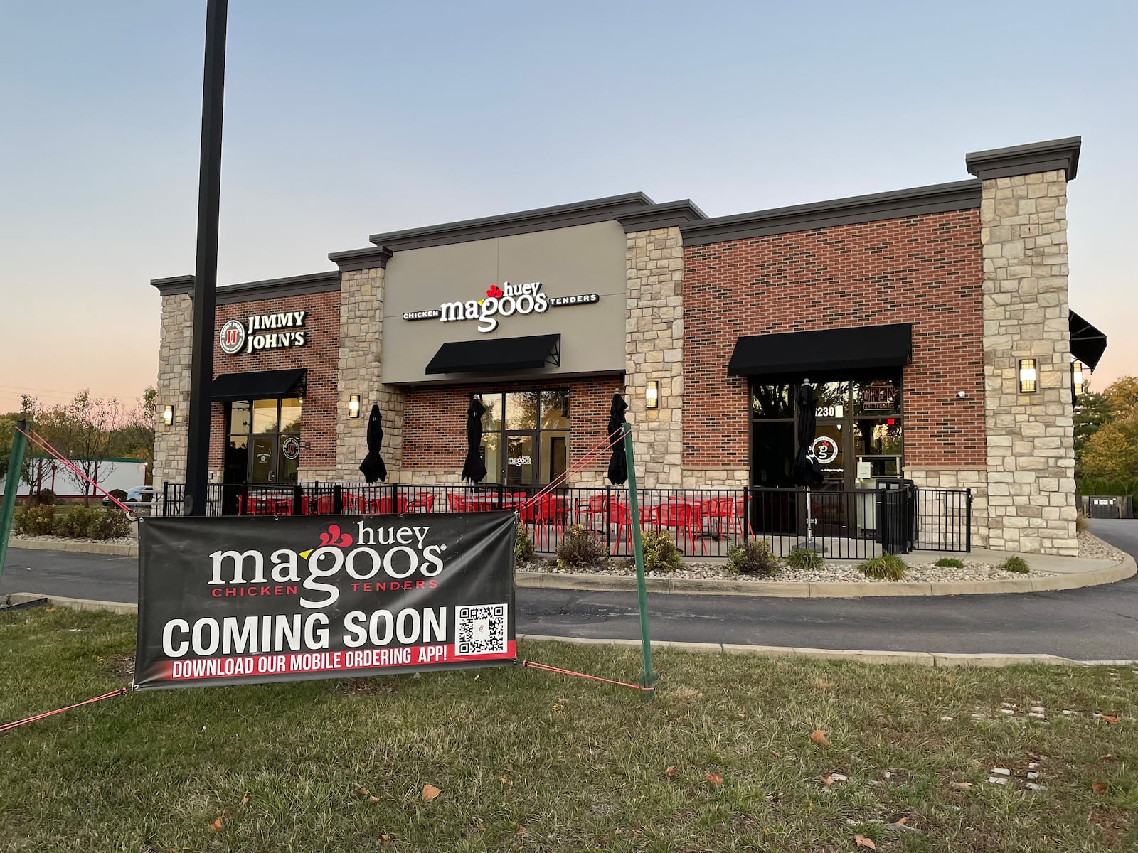 Huey Magoo’s Chicken Tenders is holding a grand opening for its second Dayton-area location at 6228 Far Hills Ave. in Centerville on Monday, Oct. 23. NATALIE JONES/STAFF