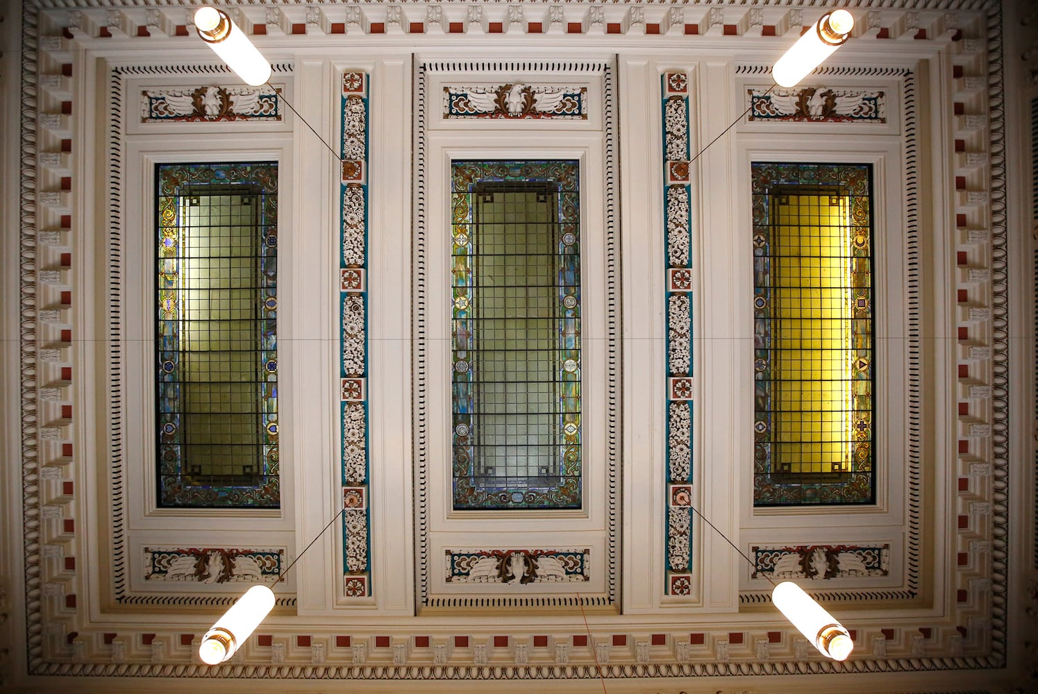 SEE:  Interior views of Memorial Hall