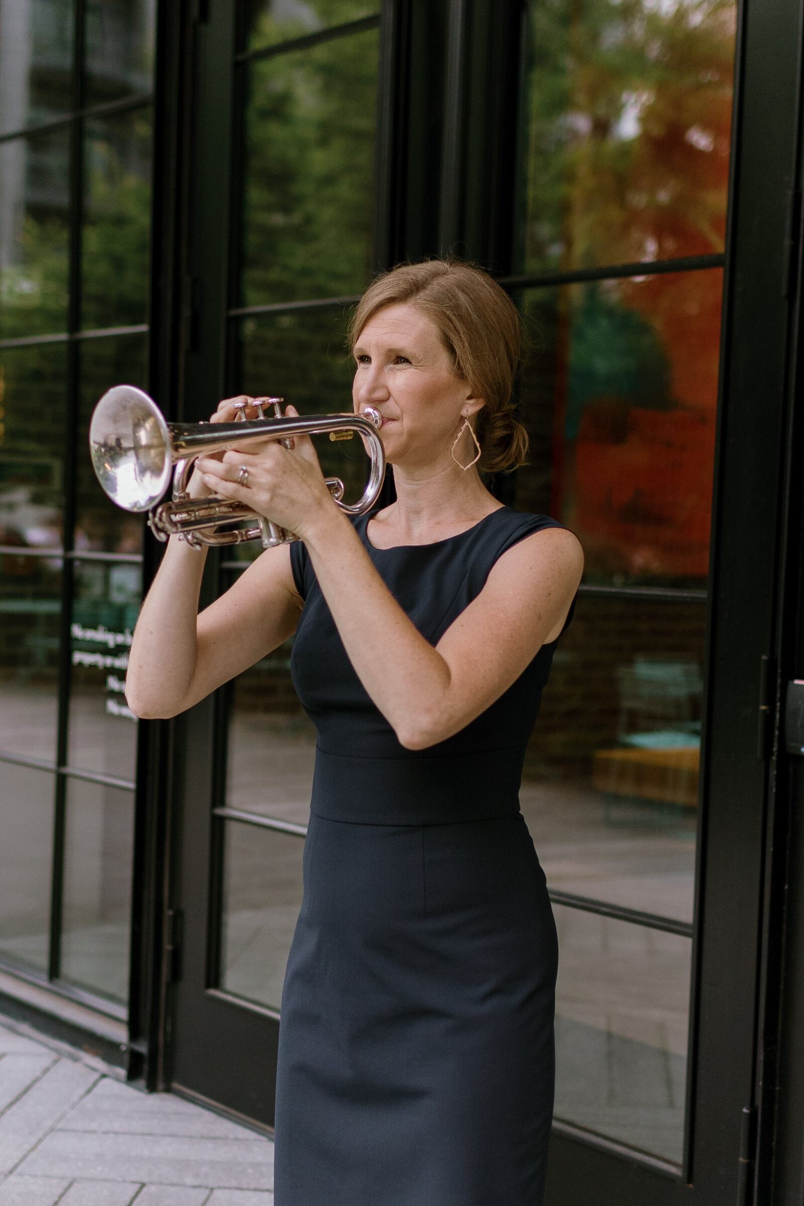 Ashley Hall-Tighe, who was third trumpet with the Dayton Philharmonic Orchestra from 2003 to 2011, is now a member of Canadian Brass, joining the orchestra for a Holiday Pops concert at the Schuster Center in Dayton on Saturday, Dec. 2.