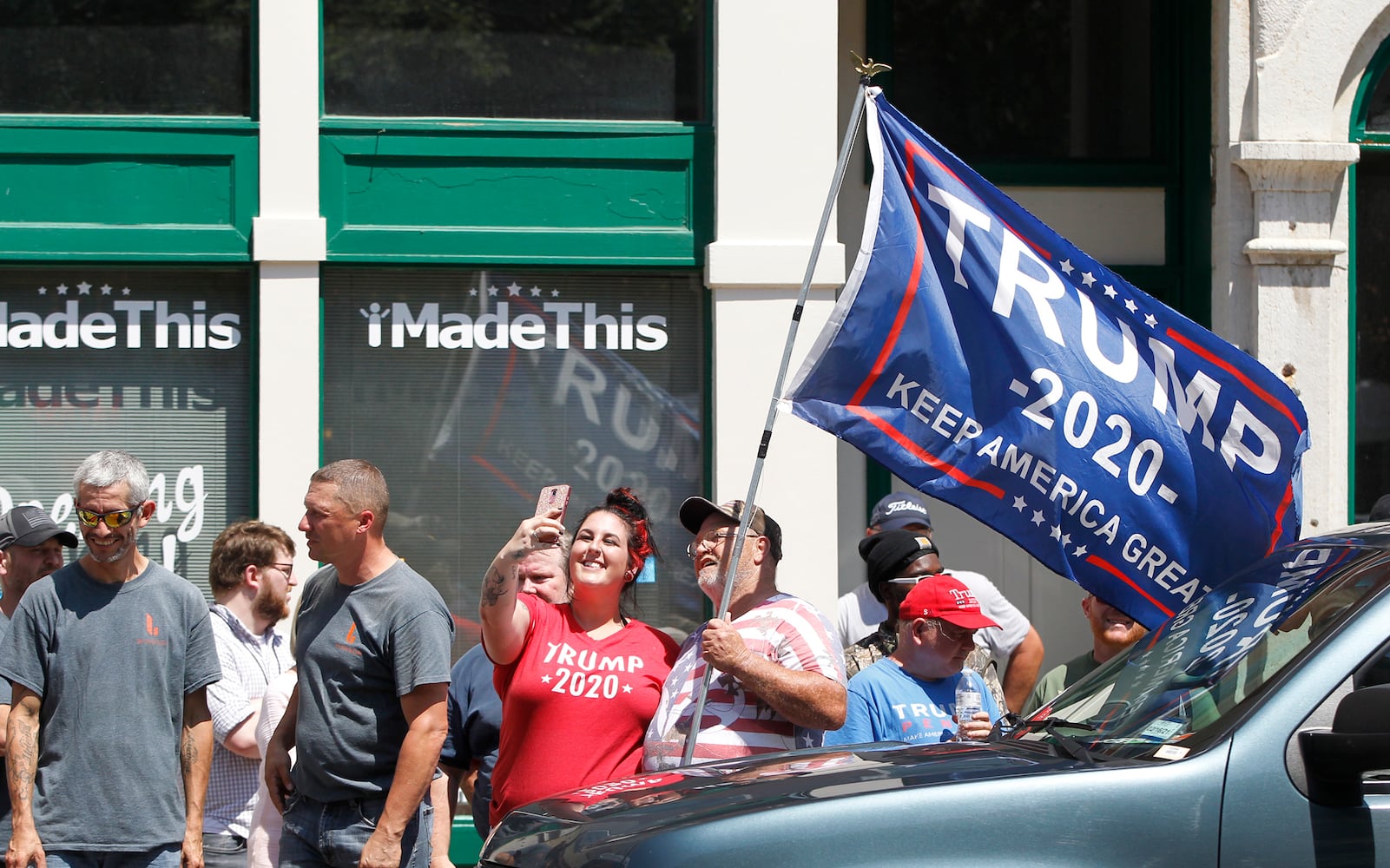 PHOTOS: Scenes of President Trump’s visit to Dayton