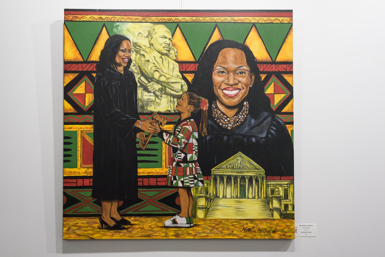 PHOTOS: The African American Visual Artists Guild Presents the "What's New?" Exhibition at the Edward A. Dixon Gallery