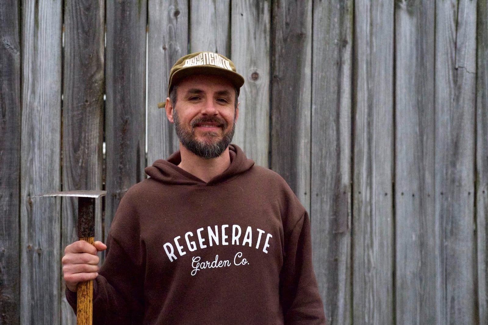 Jonny Thomas is the owner of Regenerate Garden Co.