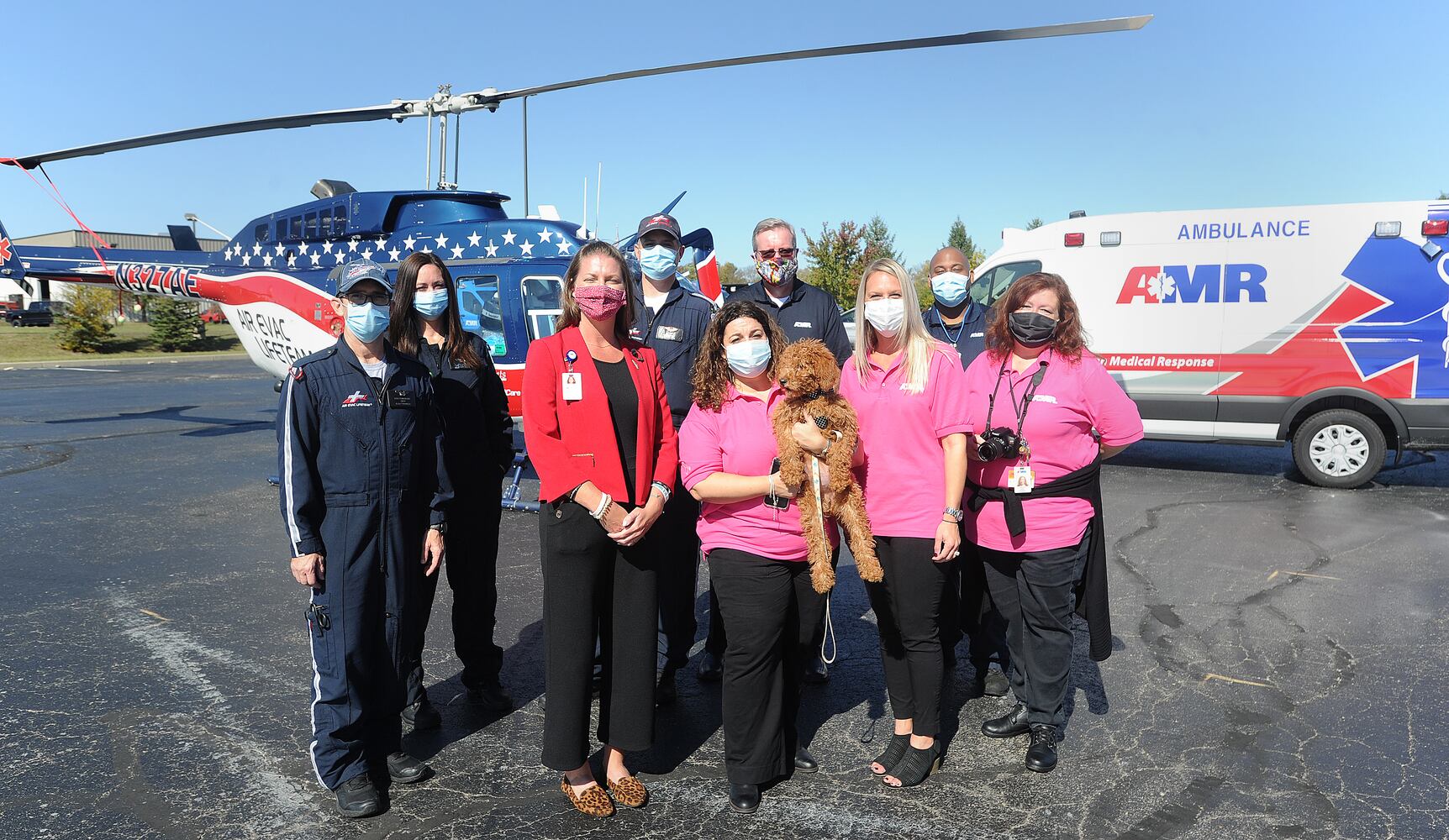 Company adds therapy dog