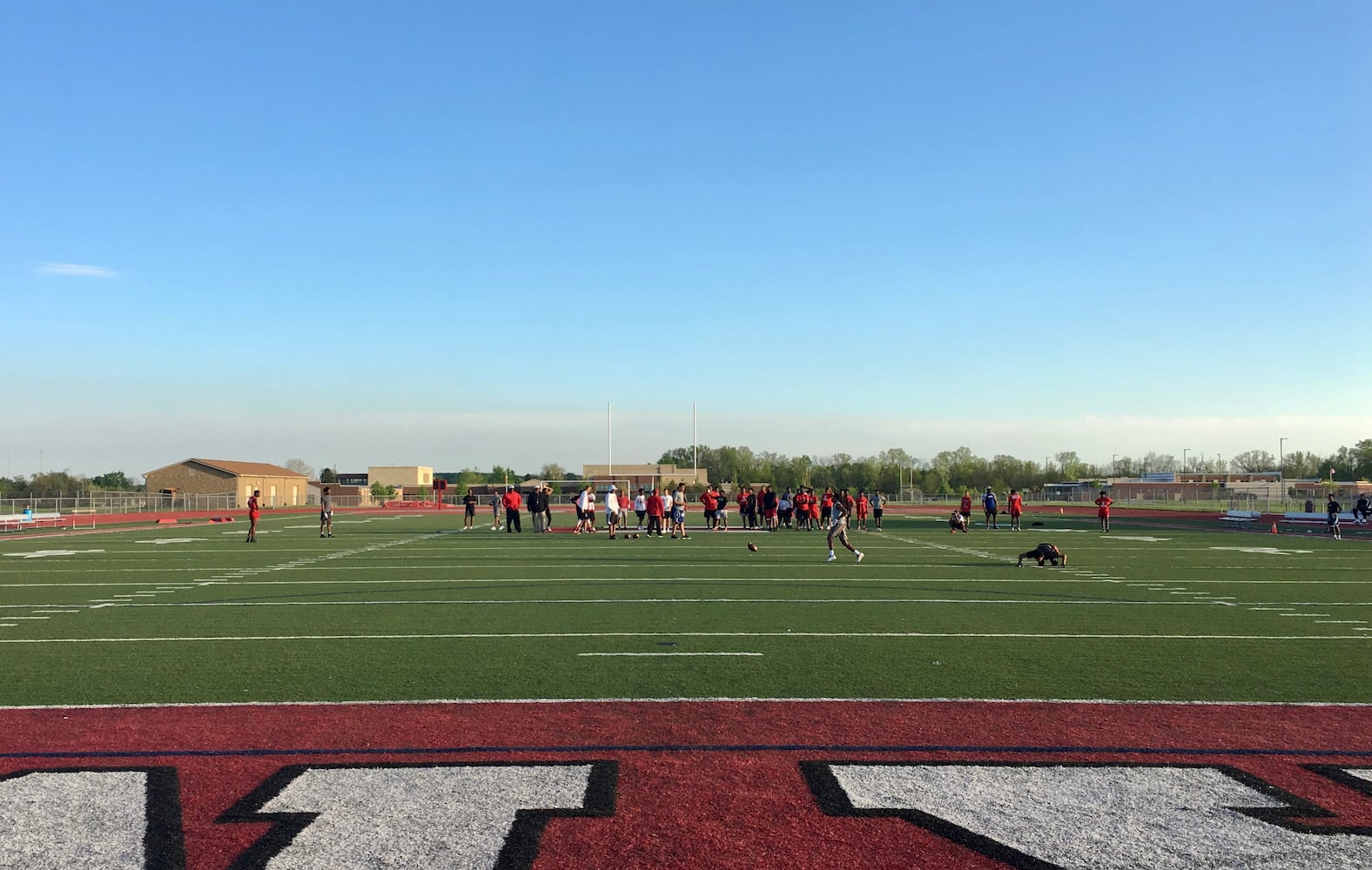 Area high schools host college football scouting combine