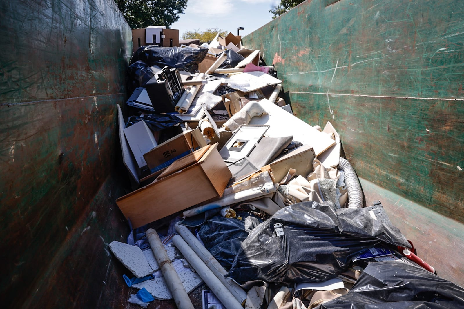 The YWCA is in the process of cleaning out it's administration offices in Huber Heights after vandals broke in to steal copper piping. JIM NOELKER/STAFF