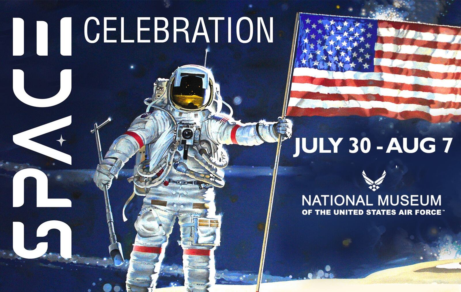 National Museum of the U.S. Air Force in Dayton presents Space Celebration, a nine-day, family-friendly, space-themed event with hands-on activities, presentations and displays, Saturday, July 30 through Sunday, Aug. 7.