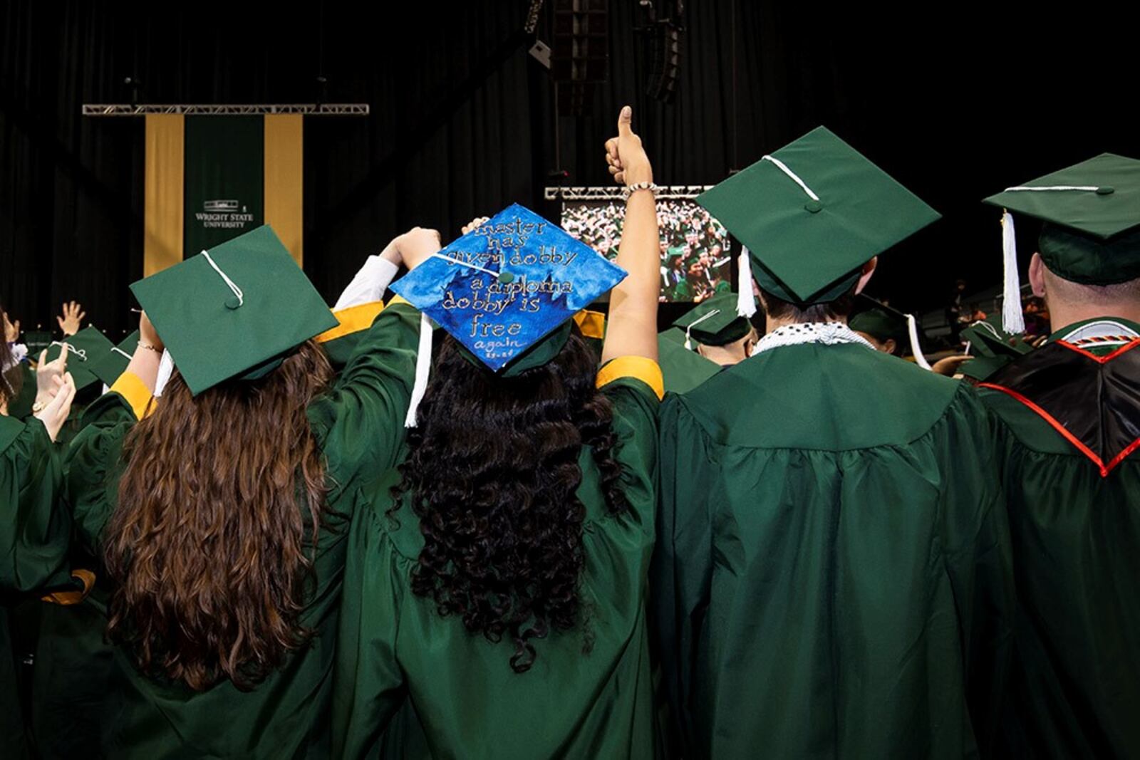 Nealy 1,100 students will graduate from Wright State University with graduates on Dec. 13 at 7 p.m. and undergraduates on Dec. 14 at 10 a.m.

Courtesy of WSU