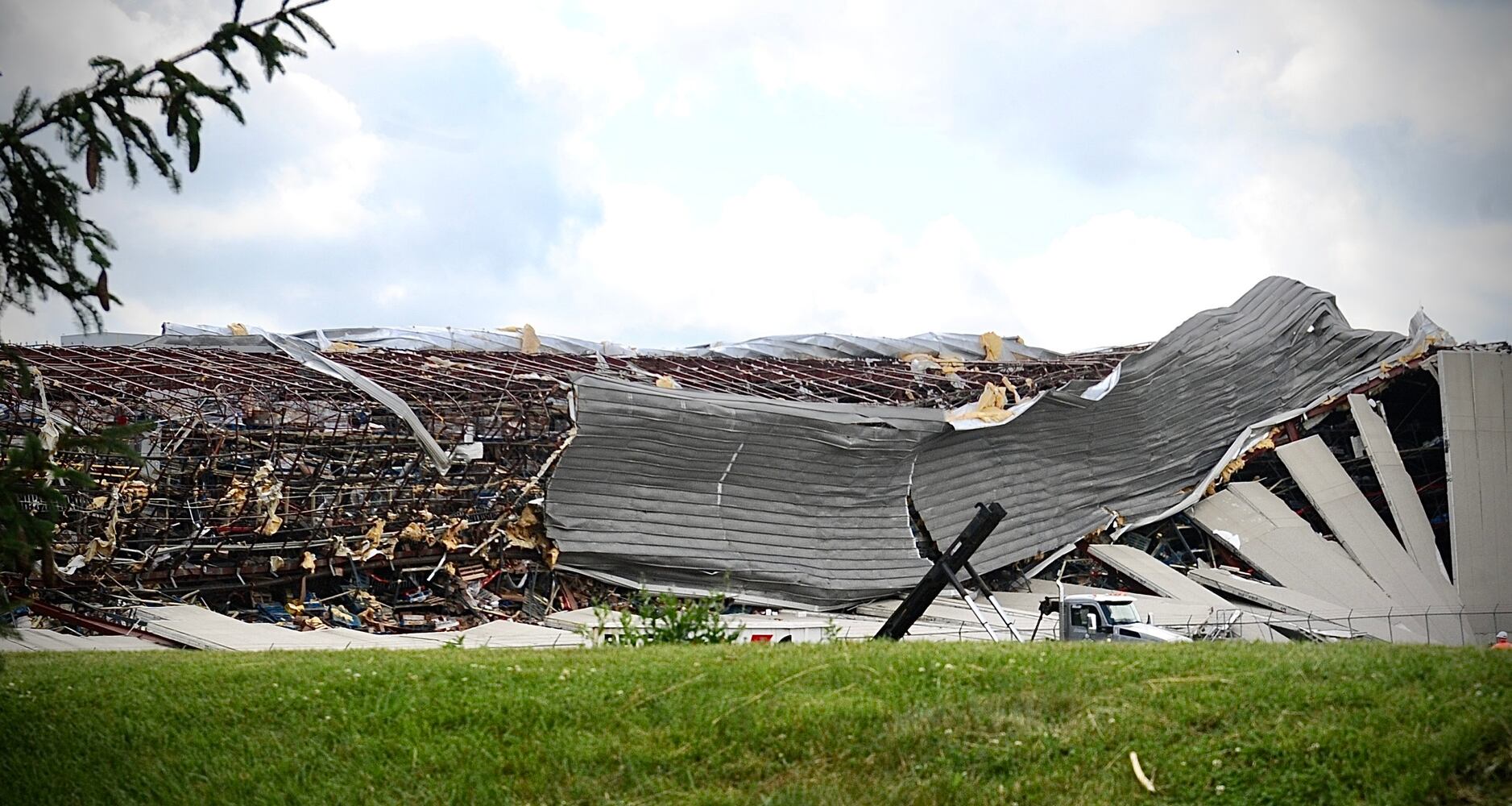 Storm damage after tornadoes