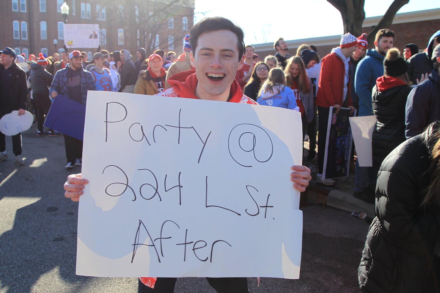 Photos: Signs at ESPN Gameday at Dayton