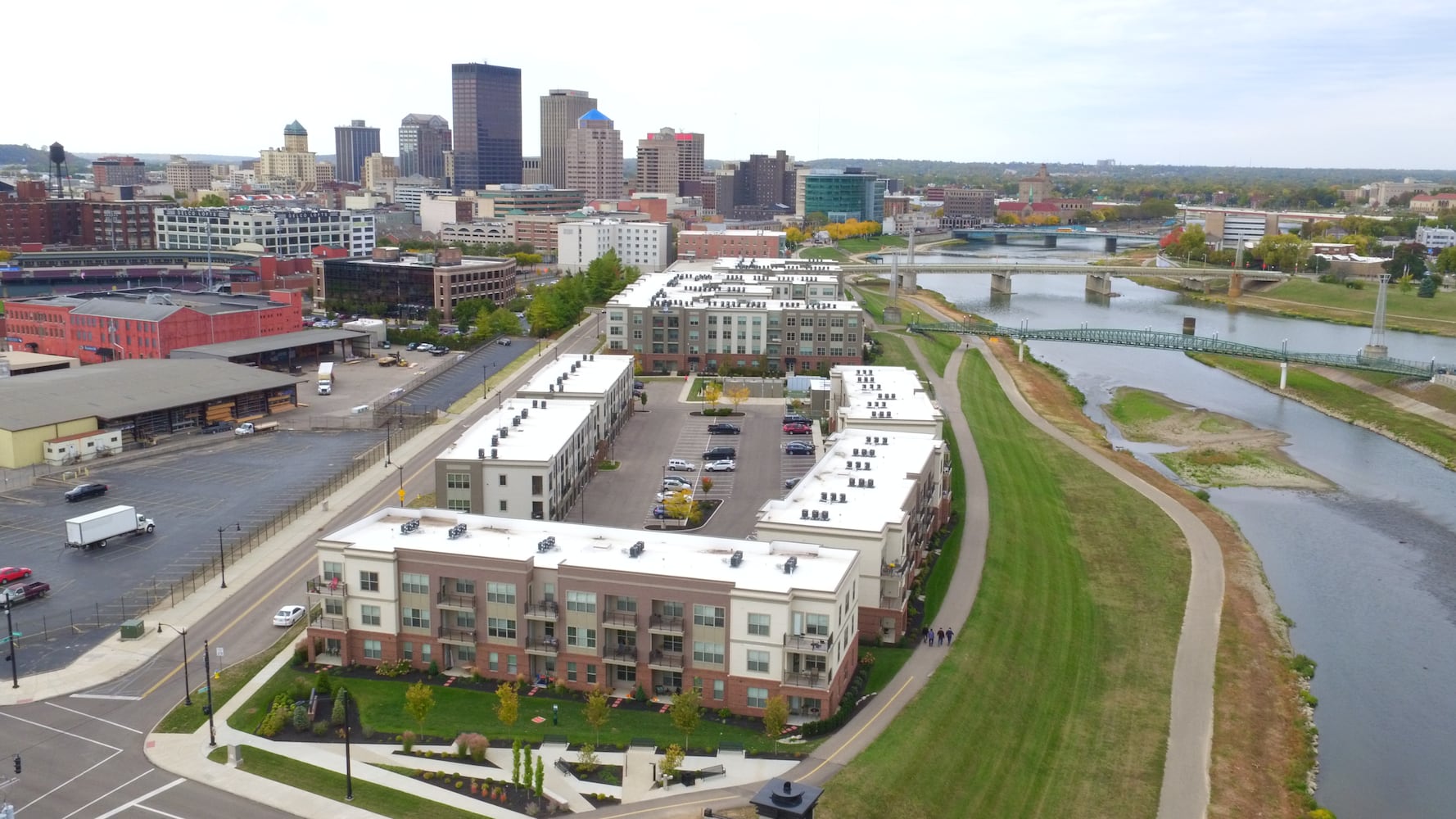 PHOTOS: What this booming area in downtown Dayton looks like from above