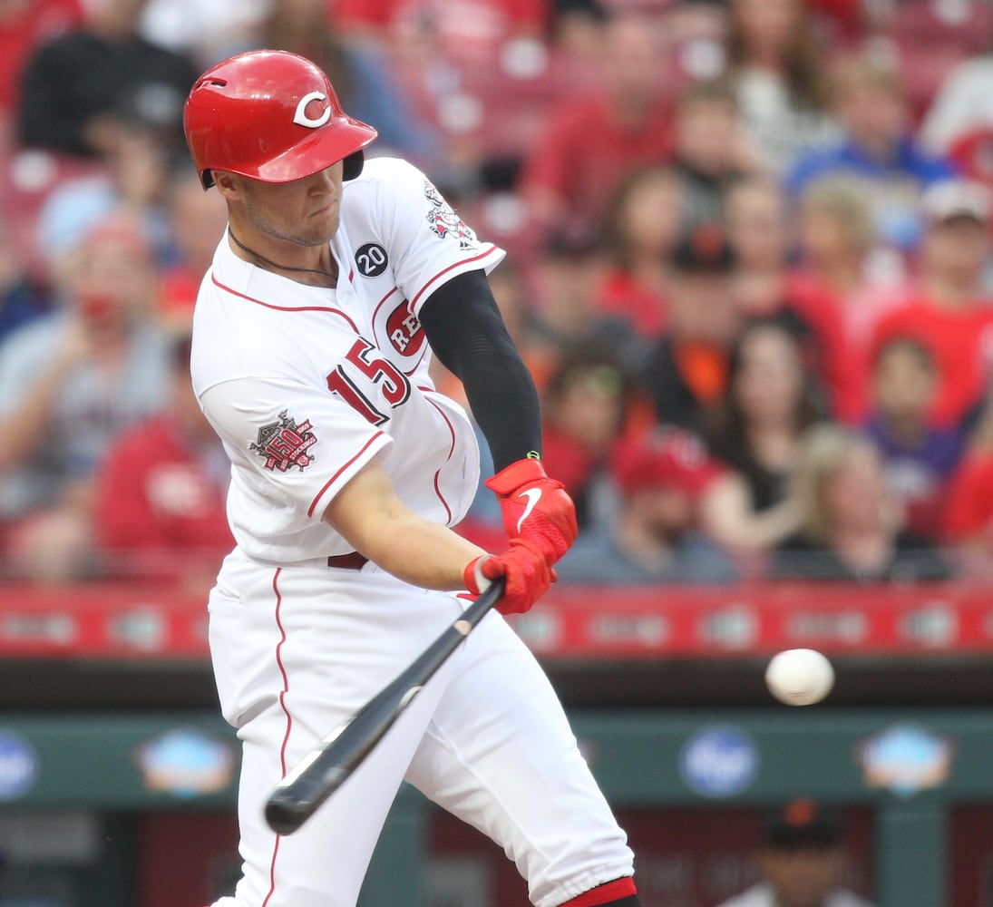 Photos: Nick Senzel makes big-league debut with Reds