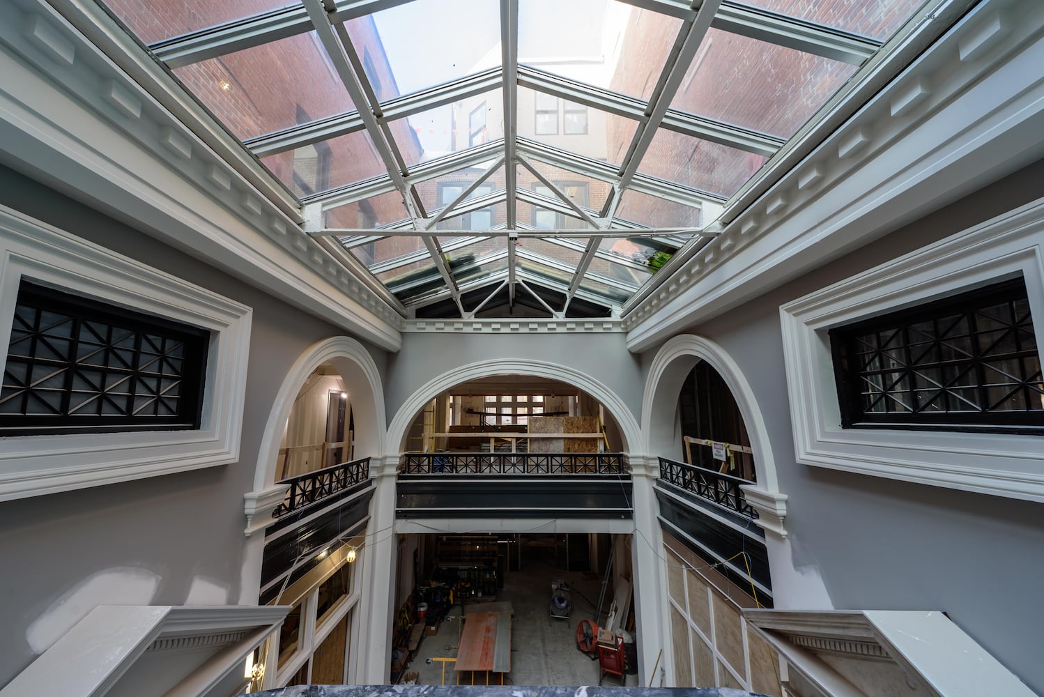 PHOTOS: Construction nearing completion on Phase 2 of the Dayton Arcade's North Arcade