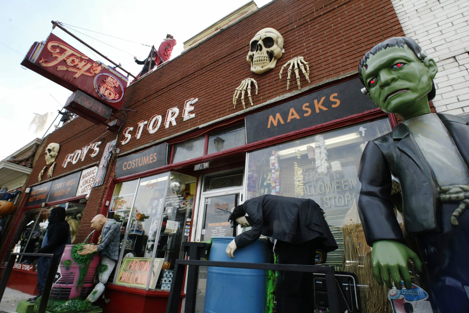 Foy's Halloween Store has a storied past on Fairborn's Main Street. Staff photo by Chris Stewart