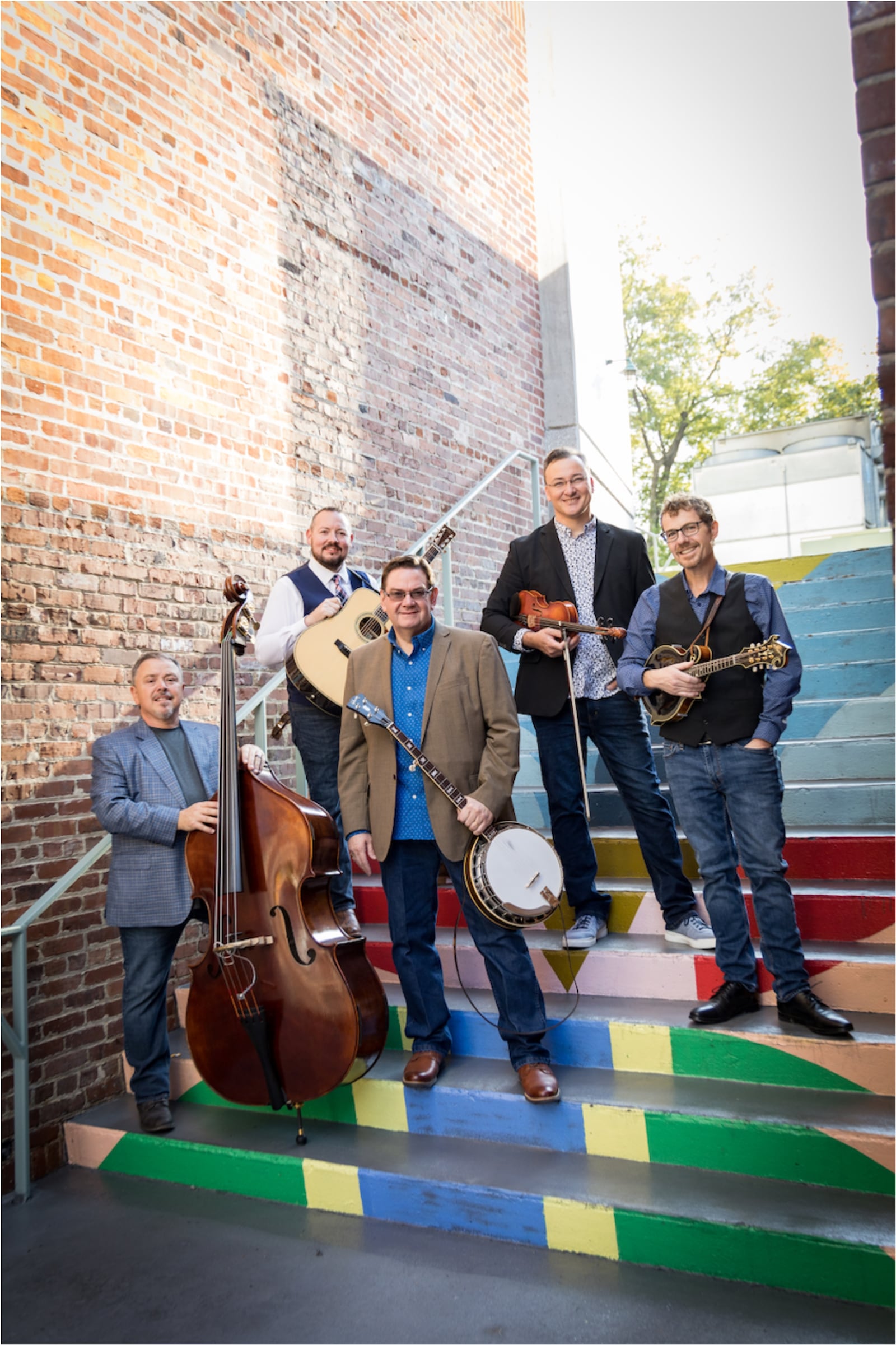 “Time To Ride” is the new album from local bluegrass group Joe Mullins & the Radio Ramblers, (left to right) Randy Barnes, Adam McIntosh, Mullins, Jason Barie and Chris Davis, performing at Turner Pavilion in Veteran's Park in Springfield on July 20.  