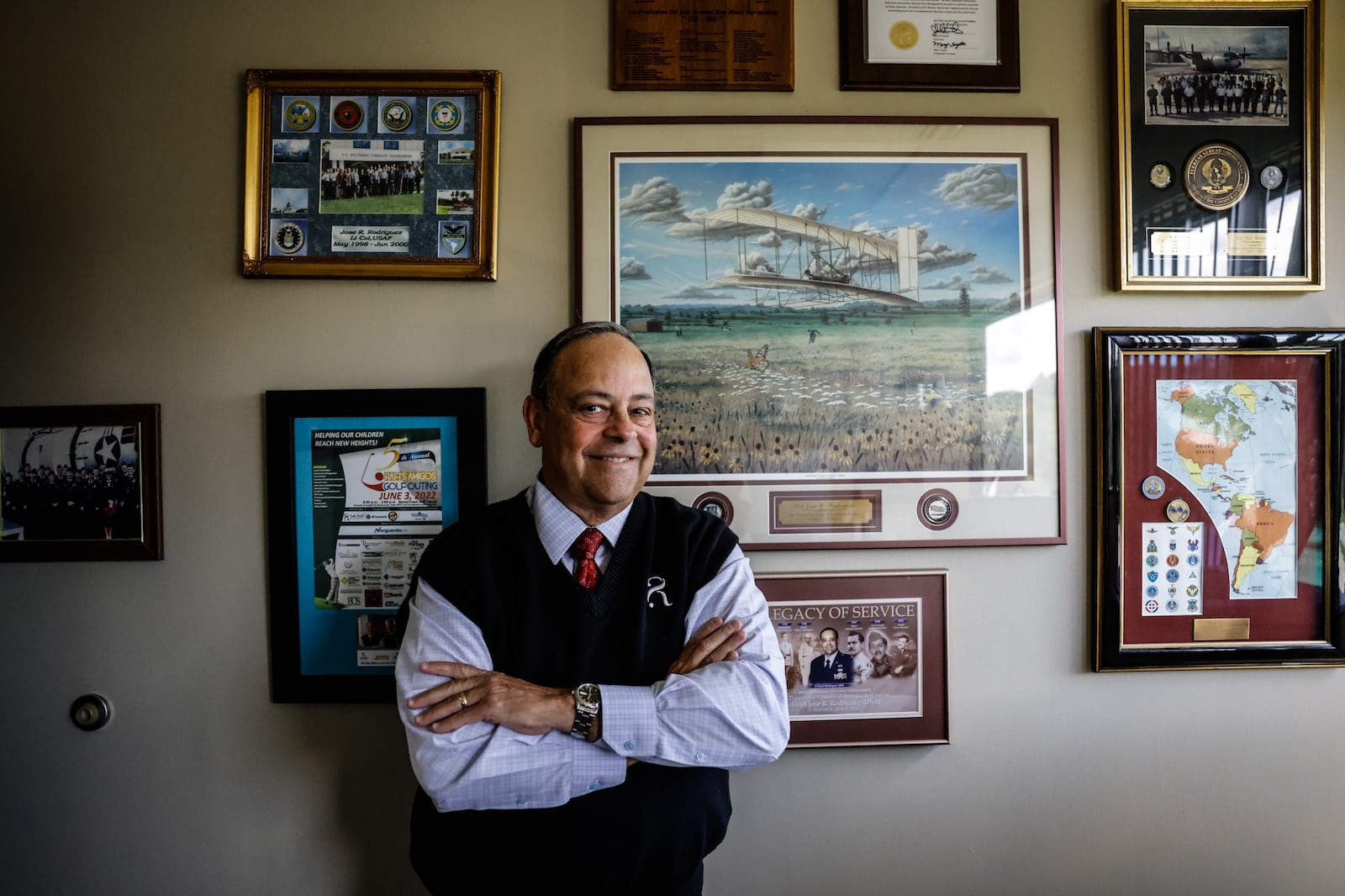 Retired Air Force Col. Jose "rafi" Rodriguez said he had an amazing career. His career led him to work on space launch vehicles and satellite programs, including work on the Titan 4 heavy-left space launch rocket operated by the Air Force from the late 1980s until about 2005. JIM NOELKER/STAFF