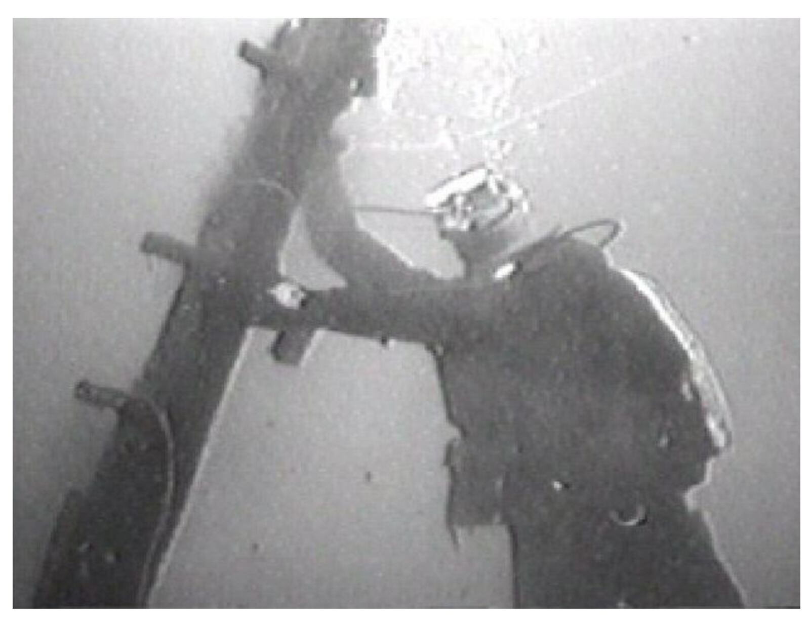 A photograph of an end of the bowsprit of the ship Le Griffon, courtesy of Great Lakes Exploration, led by former Dayton resident Steve Libert. Contributed.