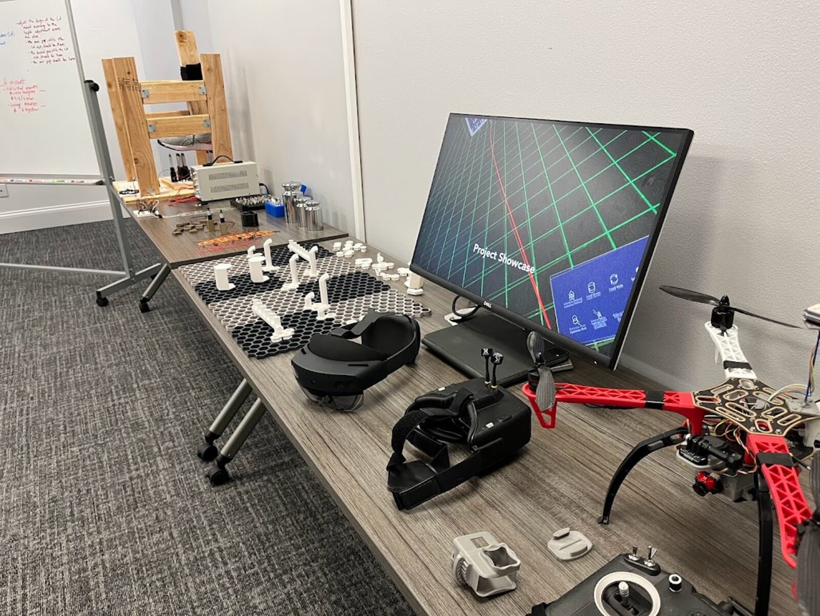 A "maker space" at Infinity Labs' new offices at 15 S. Fourth St., at the Dayton Arcade, is where some of the hard work and magic of company projects happens. THOMAS GNAU/STAFF