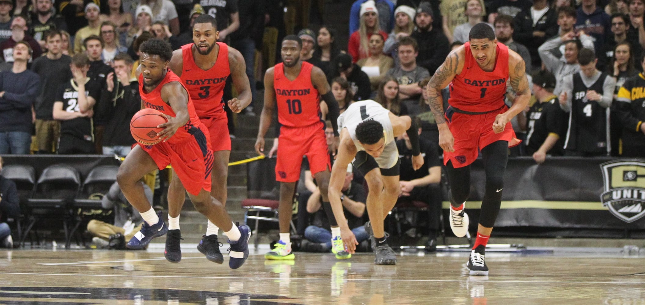 Twenty photos: Dayton Flyers vs. Colorado Buffaloes