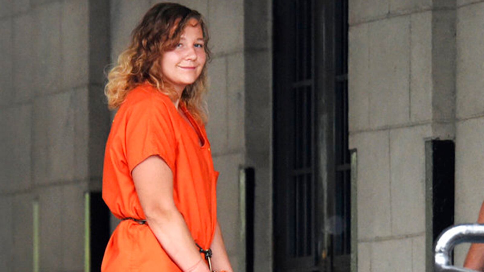 Reality Winner arrives at a courthouse in Augusta, Ga., Thursday, Aug. 23, 2018, after she pleaded guilty in June to copying a classified U.S. report and mailing it to an unidentified news organization. (Michael Holahan/The Augusta Chronicle via AP)