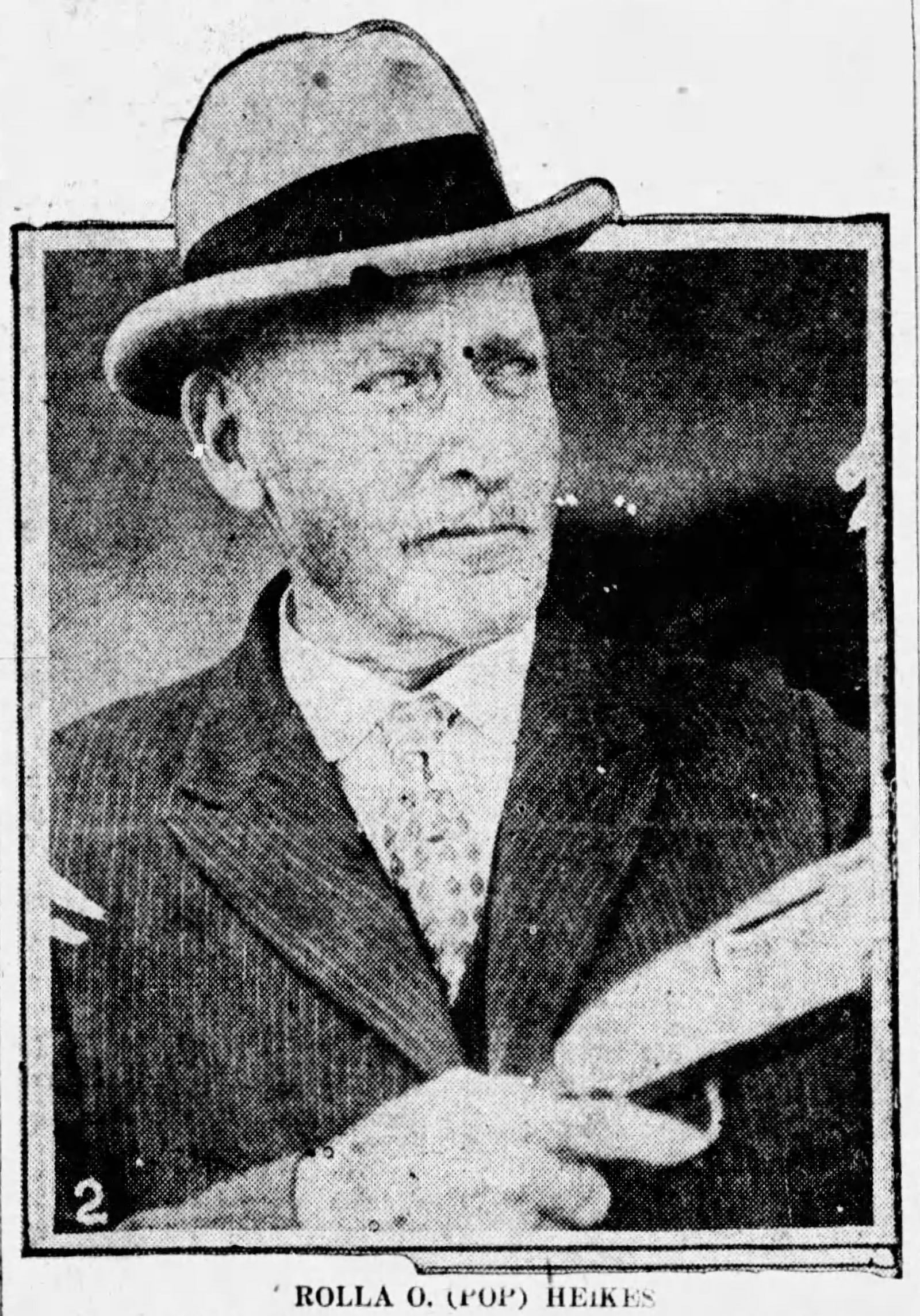 Rolla “Pop” Heikes participated and captured trophies in practically all the big contests in the United States. For many years he held the title of champion clay bird shot of the world. DAYTON DAILY NEWS ARCHIVES