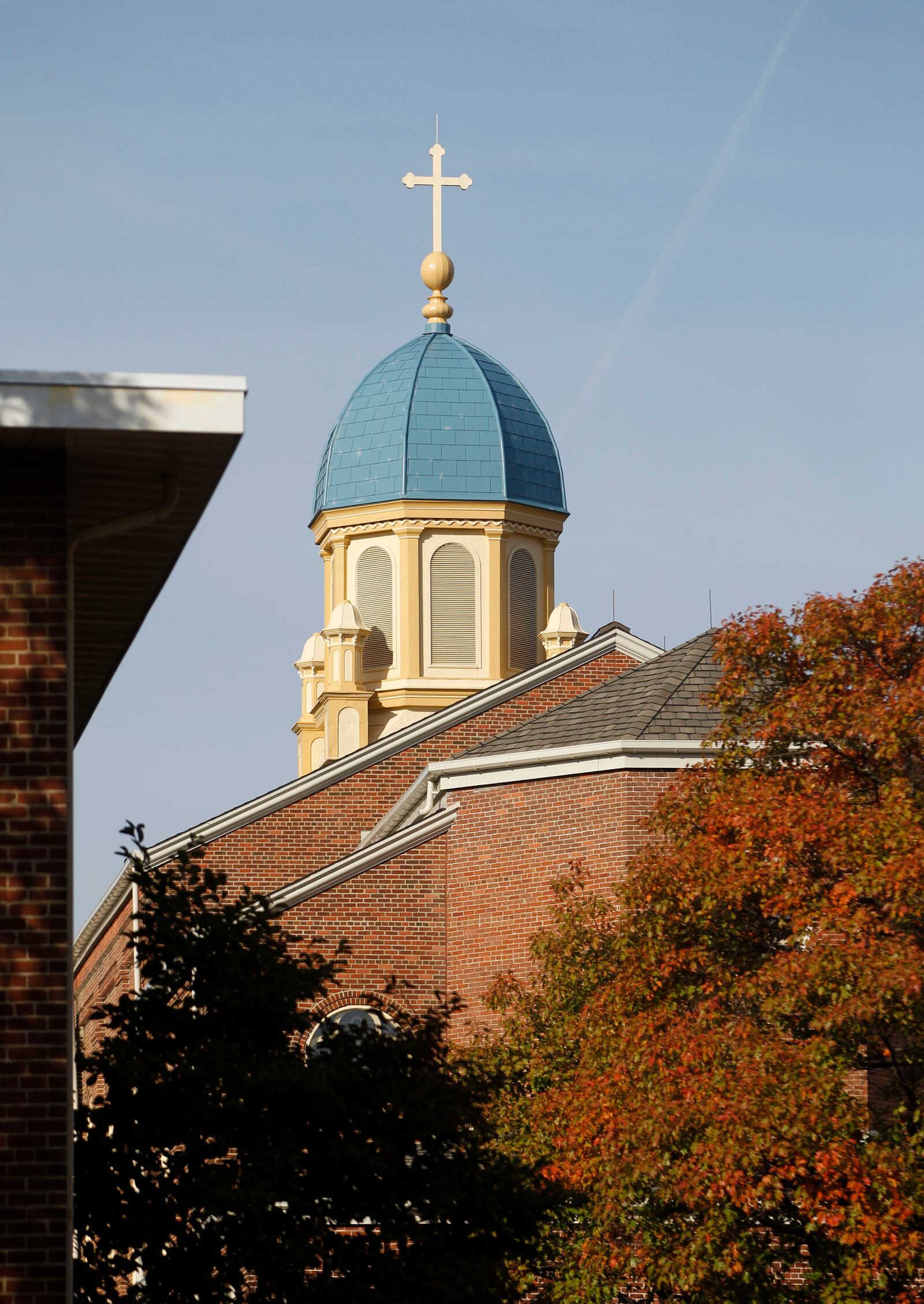 The blue dome of the University of Daytons Chapel of the Immaculate Conception, is an icon of the campus..  TY GREENLEES / STAFF