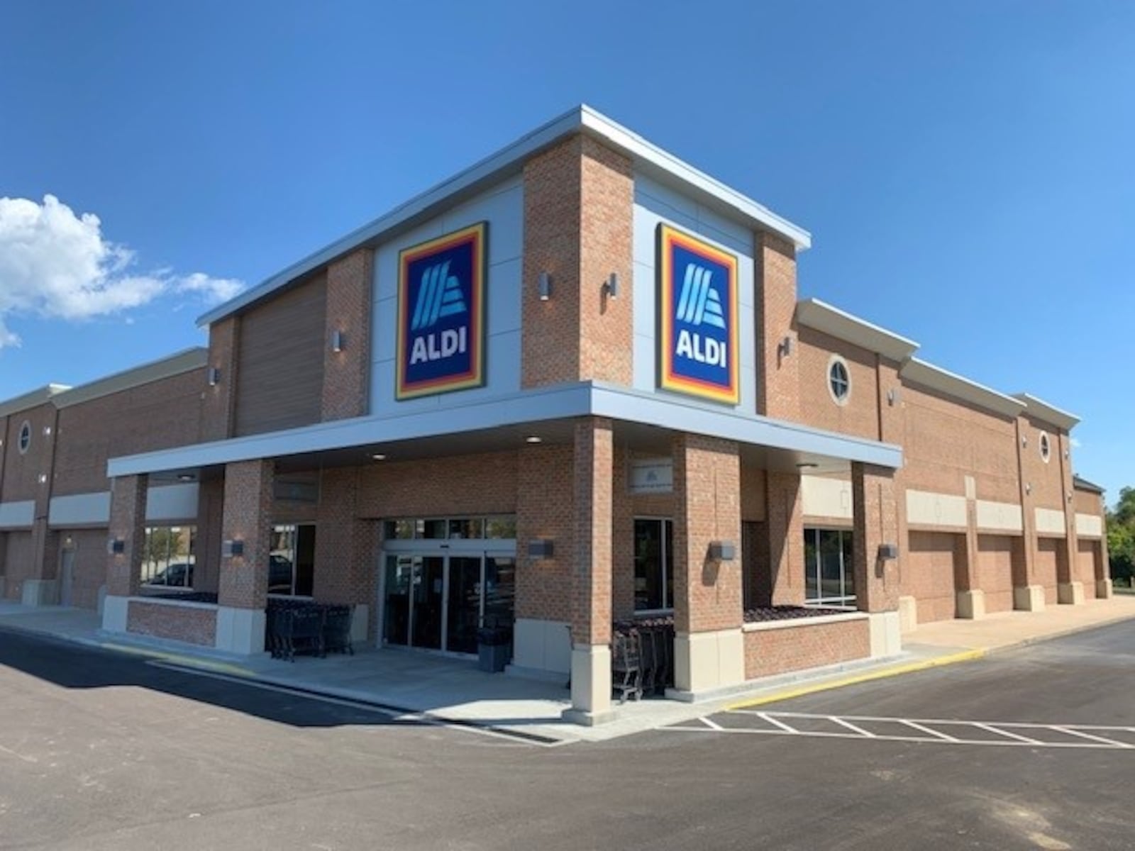 The new location of ALDI at 2619 Miamisburg Centerville Road near the Dayton Mall replaces a Barnes & Noble store that closed there earlier this year. It opened Thursday, Sept. 1, 2022, a day after ALDI closed its location at 203 Springboro Pike in Miamisburg. CONTRIBUTED