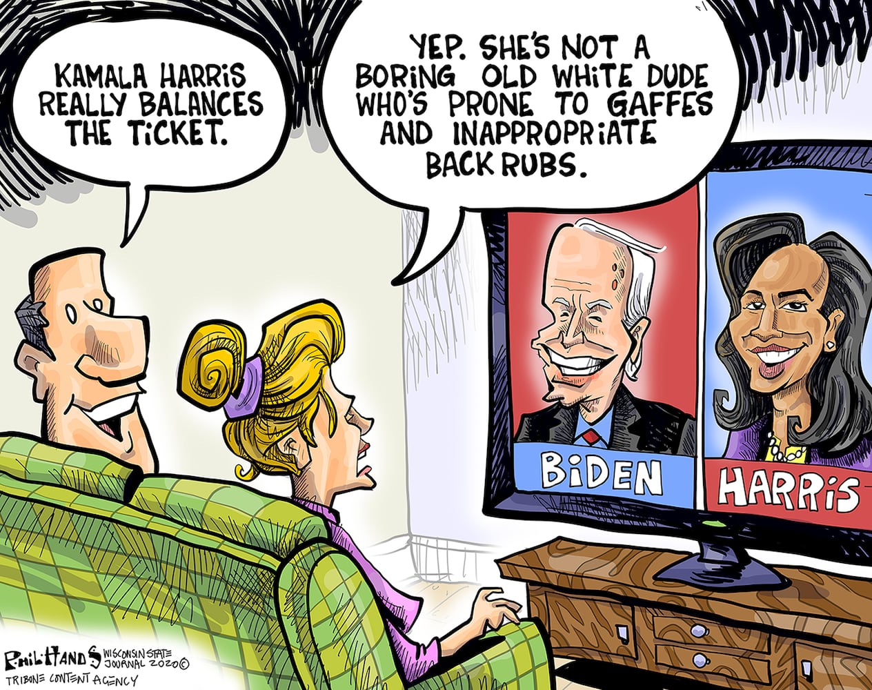 Week in cartoons: Kamala Harris, college football and more