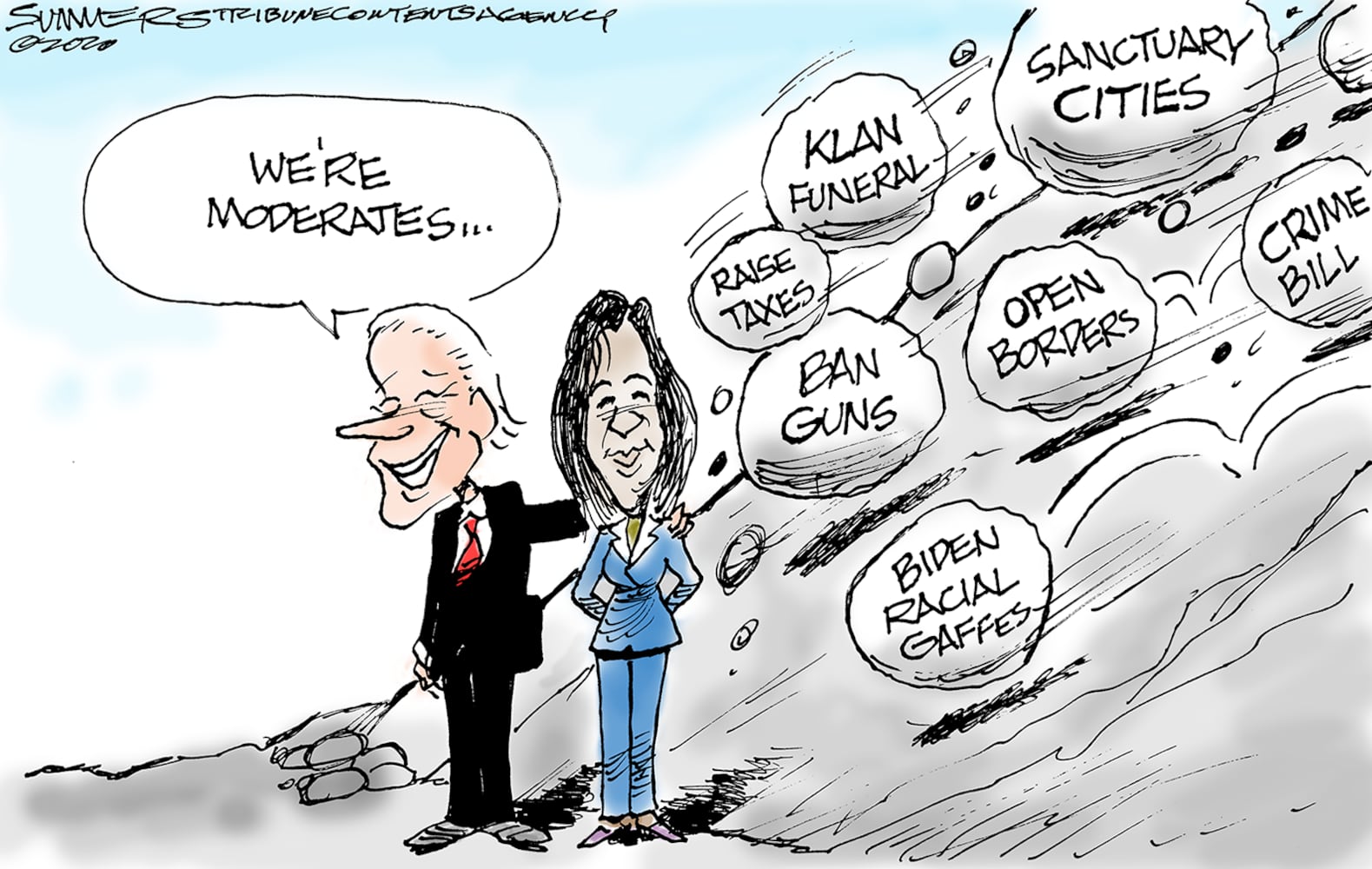 Week in cartoons: Kamala Harris, college football and more