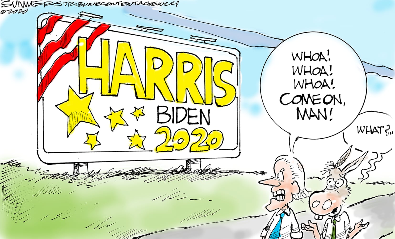 Week in cartoons: Kamala Harris, college football and more