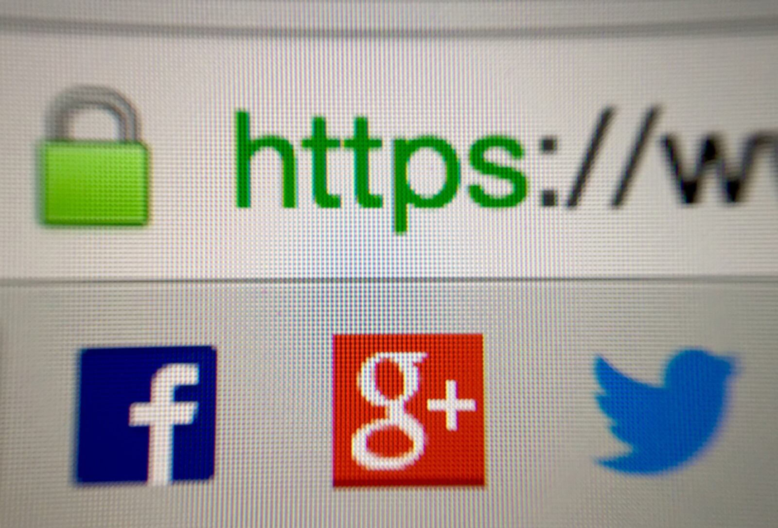 HTTPS address bar