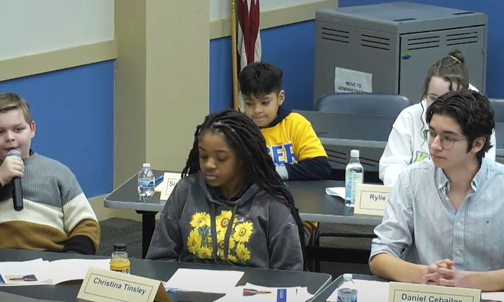 A panel of 12 students on Monday got the chance to ask questions of the three candidates for the Dayton Public Schools superintendent position.