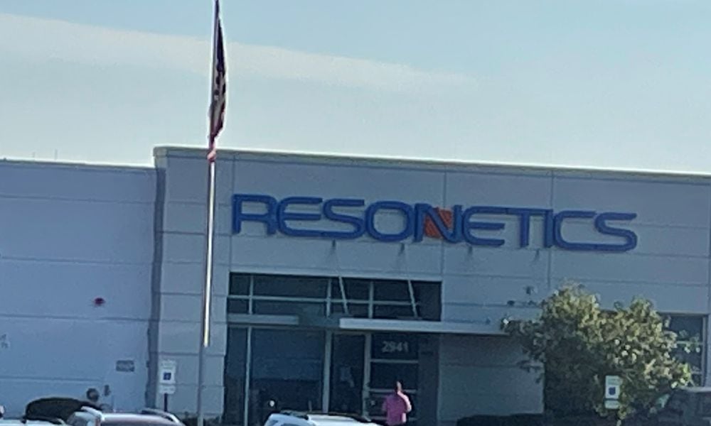 Resonetics in the Kettering section of Miami Valley Research Park wants to combine two properties to make one 7.75-acre lot for future expansions, Kettering records show. The land consolidation involves 1.61 acres at 2951 College next to the 6.1-acre Resonetics site, according to city documents. The move was approved by the Kettering Planning Commission Monday night. NICK BLIZZARD/STAFF