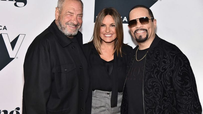 Dick Wolf, Mariska Hargitay and Ice-T attend the 'Law & Order: SVU' 20th Anniversary Celebration the 2018 Tribeca TV Festival at Spring Studios on September 20, 2018 in New York City. (Photo by Theo Wargo/Getty Images for Tribeca TV)