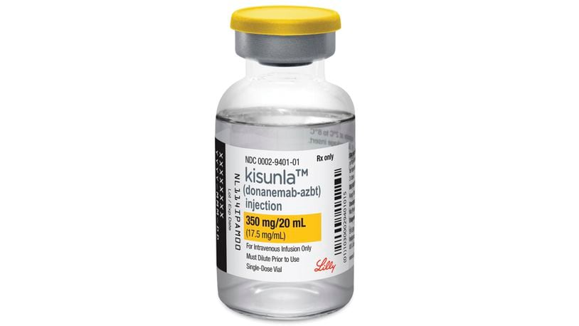 This image provided by Eli Lilly shows the company's new Alzheimer’s drug Kisunla. The Food and Drug Administration approved Eli Lilly’s Kisunla on Tuesday, July 2, 2024 for mild or early cases of dementia caused by Alzheimer’s. (Eli Lilly and Company via AP)