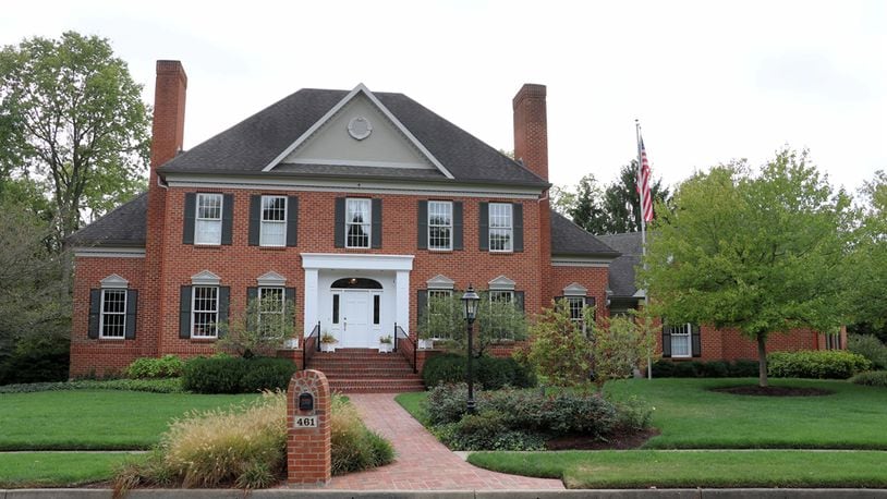 This brick two-story at 461 Twelve Oaks Trail in Beavercreek has about 4,817 square feet of living space including the walk-out lower level. CONTRIBUTED