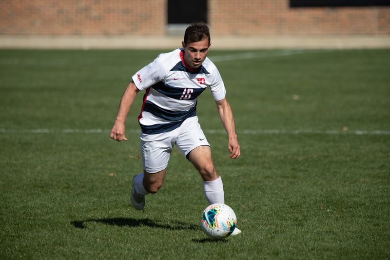 Jake Feiner, Football De L'Université De Dayton.  Photo D'Athlétisme De Dayton