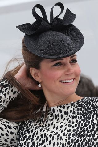 Kate Middleton attends a Princess Cruises ship naming ceremony